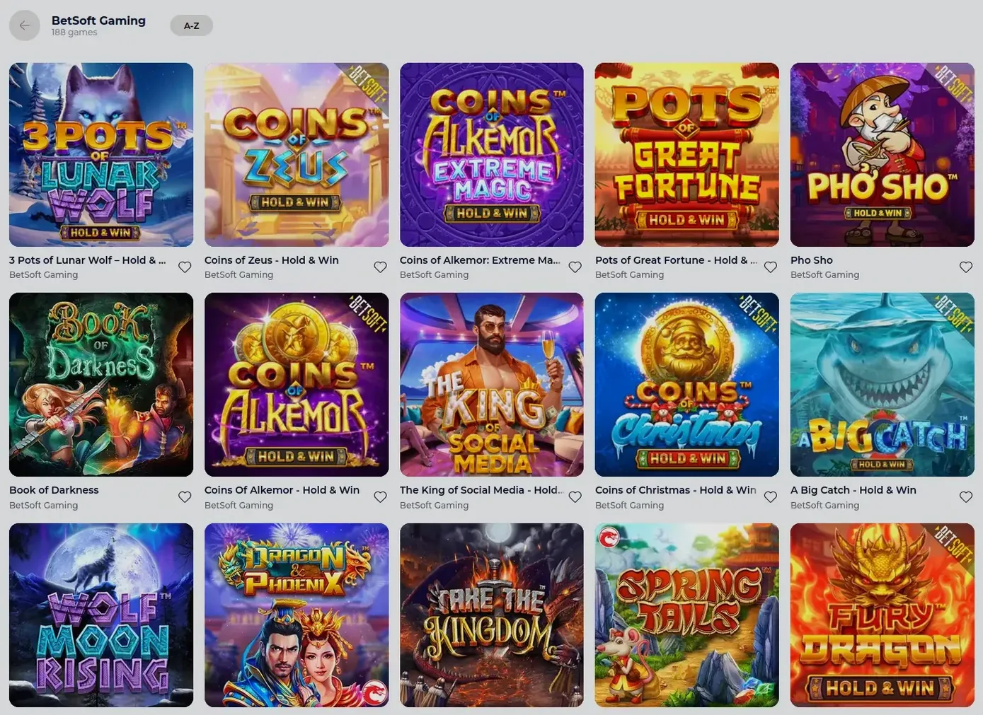 Felixspin Casino Spiele Auswahl